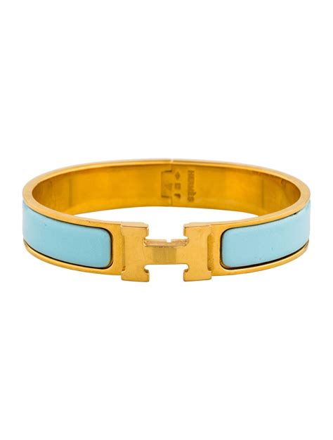 hermes thin h bracelet